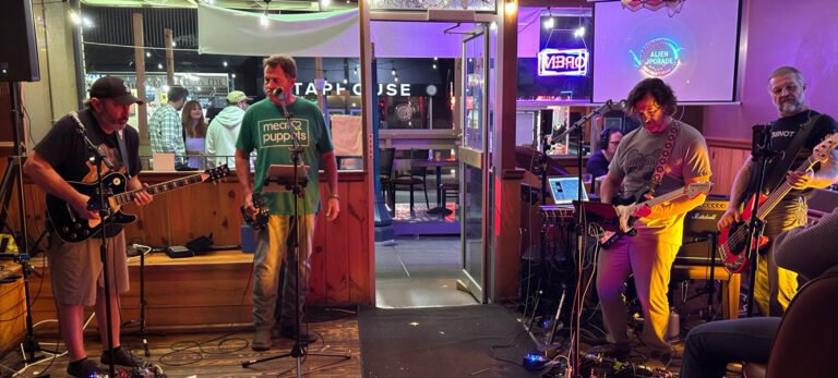 Alien Upgrade live music in The Trillium Tavern, 2025